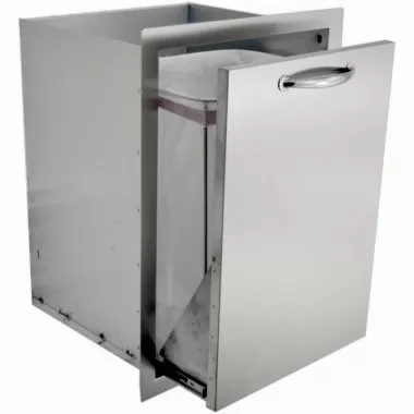 Sole Gourmet 25"x17" Trash Drawer For BBQ Islands RTD-1 SS