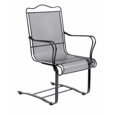 Woodard Tucson High-Back Spring Base Chair - Angled