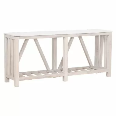 Essentials For Living Spruce Console Table - Front Side Angle