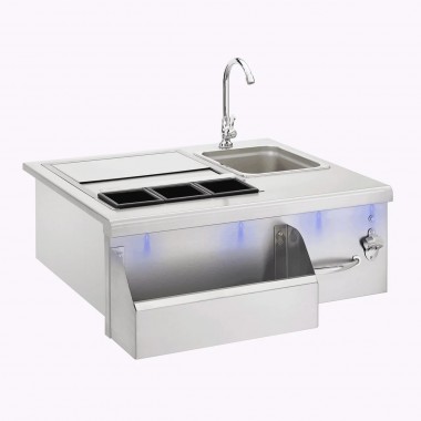 Summerset Grills 30 Beverage And Prep Station - Angled