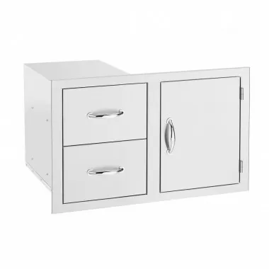 Summerset Grills 42" 2-Drawer and Access Door Combo
