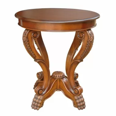 Anderson Teak Victorian Claw Feet Side Table 1