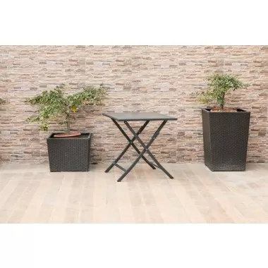 Flint Indoor/Outdoor Steel Side Table