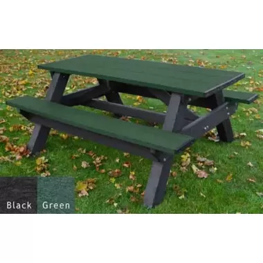 Polly Products Standard Picnic Table ADA Compliant 2 ends 