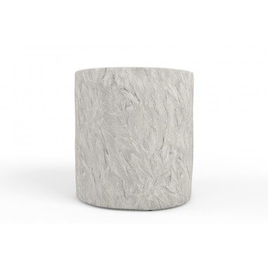 Sunset West Antique Stone Round End Table