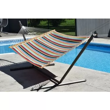 Sunbrella® Quilted Hammock - Double - Carousel Confetti