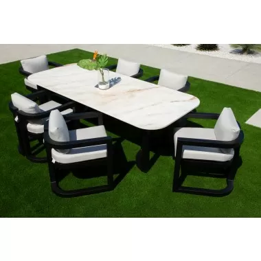 Sunset West Malibu 96" Dining Table - Lifestyle 3