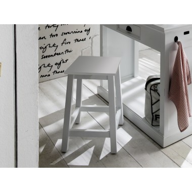 Nova Solo Halifax Stool - White  - Lifestyle
