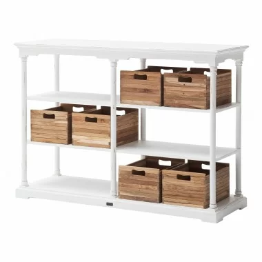 Nova Solo Bordeaux Kitchen Table High - with 6 Boxes - Lifestyle 