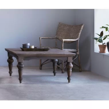 Solid Teak Square Coffee Table