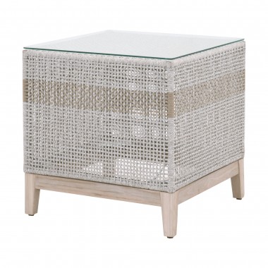 Essentials For Living Tapestry Outdoor End Table - Front Side Angle