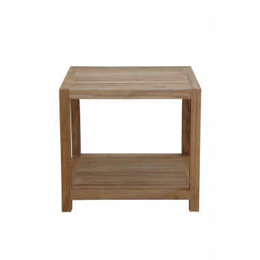 Anderson Teak Glenmore 22" Side Table w/ 1-Tier