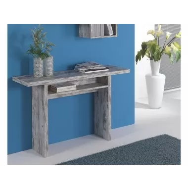 RITZ Extendable Vintage White Wash Console / Dining Table
