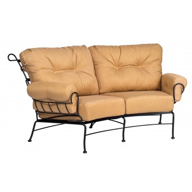 Woodard Terrace Crescent Love Seat