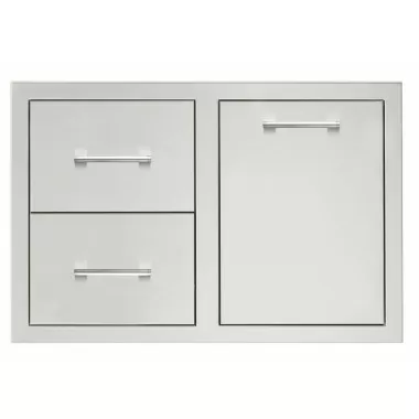 TrueFlame 33" 2-Drawer And Access Door Combo - Front