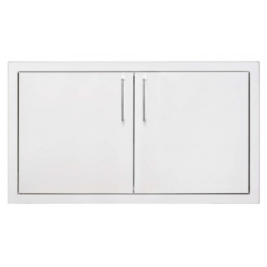 TrueFlame 33" Double Access Door Masonry Frame Return - Front