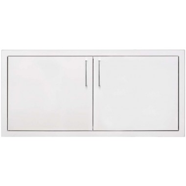 TrueFlame 36" 2-Drawer Dry Storage Pantry And Enclosed Cabinet Combo - front