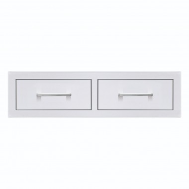 TrueFlame 32" Double Horizontal Drawer - Front