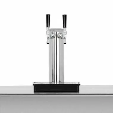 TrueFlame Double Keg Tap for Kegerator - Front