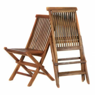  All Things Cedar Folding Chair Set 