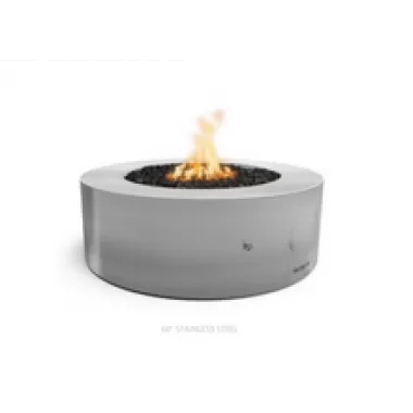 The Outdoor Plus 48" Unity Fire Pit - 24" Tall - Stainless Steel