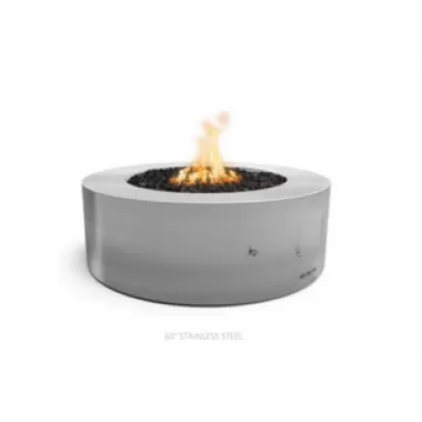 The Outdoor Plus 48" Unity Fire Pit - 18" Tall - Stainless Steel