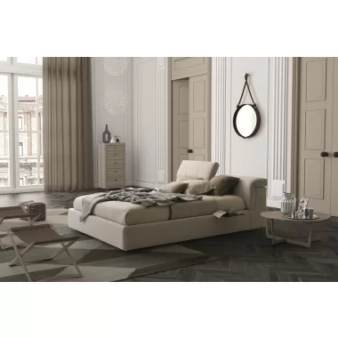 J&M Furniture Tower Q Storage Bed C54 Beige
