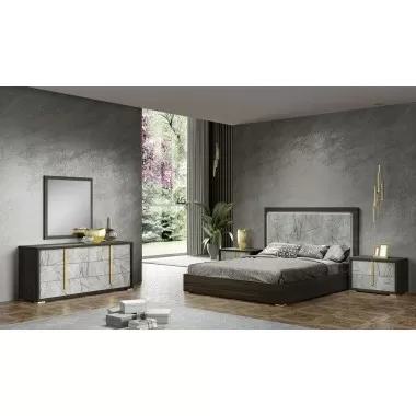 J&M Furniture Travertine Bedroom Collection