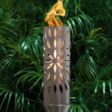 The Outdoor Plus Sunshine Fire Torch - Stainless Steel