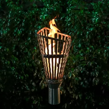 The Outdoor Plus Roman Torch - Stainless Steel