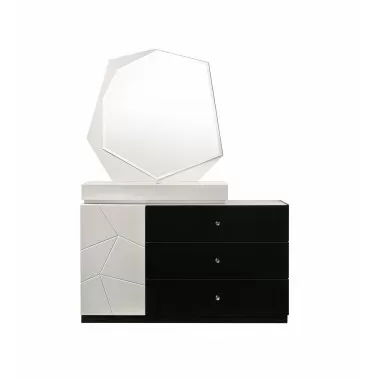 J&M Furniture Turin- Dresser + Mirror