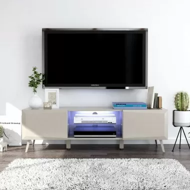 Anderson Teak Altus 59" TV Stand - Lifestyle