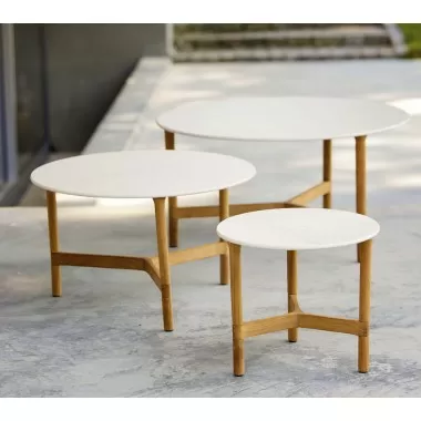 Cane-Line Twist Coffee Table, Medium, Teak