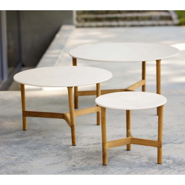 Cane-Line Twist Coffee Table, Small, Teak