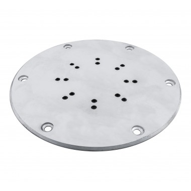 20" Base Plate - For Bolt-Down Umbrellas - Silver Mist