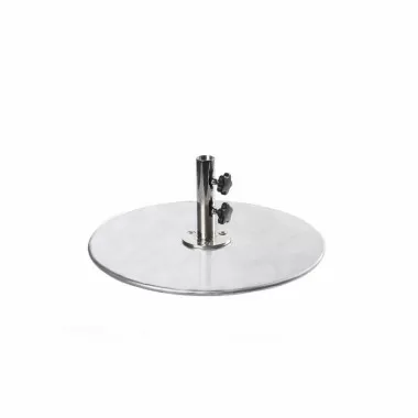 70 Pound - 24" Diameter Galvanized Steel Plate Umbrella Base