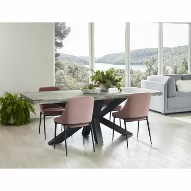 Moe's Home Collection Edge Small Dining Table - Lifestyle