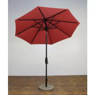 Shade Trends 7.5' x 8 Rib Premium Market Umbrella - Paprika Outdura