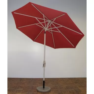 Shade Trends 9' x 8 Rib Premium Market Umbrella - Paprika Outdura