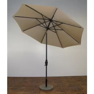 Shade Trends 9' x 8' Rib Premium Market Umbrella - Kona