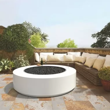 The Outdoor Plus 48" Unity Fire Pit - 24" Tall -  Powder Coat Steel