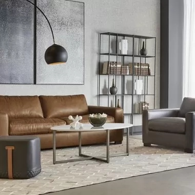 Sunpan Hexall Side Table - Lifestyle