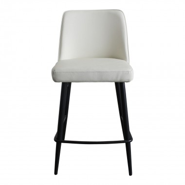 Moe's Home Collection Emelia Counter Stool Ivory - Front Angle