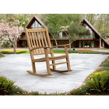 Anderson Teak Palm Beach Rocking Armchair Lifestyle 1