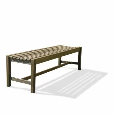 Renaissance Eco-friendly 5-foot Backless Outdoor Hand-scraped Hardwood Garden Bench