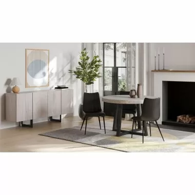 Moe's Home Collection Vault Dining Table - White - Lifestyle