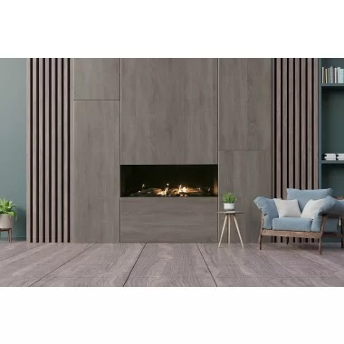Sierra Flame Vienna - Linear Style Gas Fireplace - Lifestyle 2