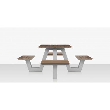 Source Furniture Vienna Square Picnic Table 