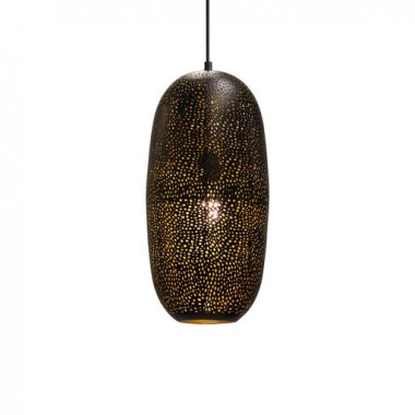 Sunpan Lenette Pendant Light in Oblong Tall Shaped - Lifestyle