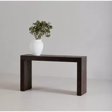 Moe's Home Collection Evander Console Table - Rustic Brown - Lifestyle